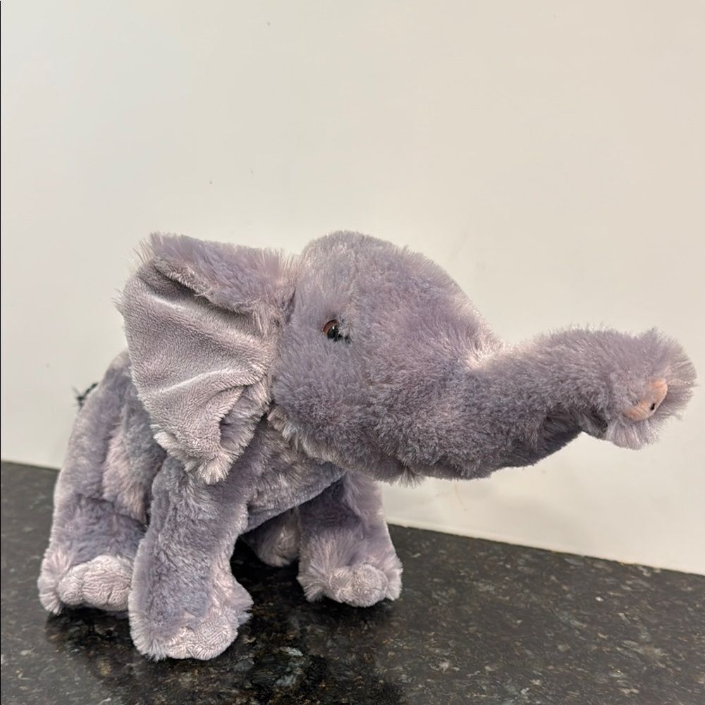 Adventure Planet Gray Elephant Plush Stuffed Animal Toy . Size 13”